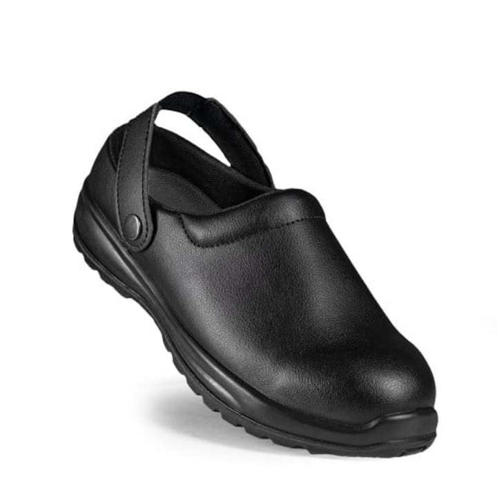 Saboti cu bombeu metalic culoarea negru, de protectie, SB SR, New Roslyn 41 NEGRU