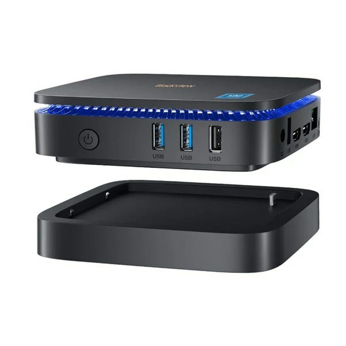 Mini PC Blackview MP60, 16 GB RAM, 512 GB SSD, Intel N100, Negru