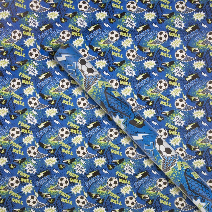 Hartie cadouri, model fotbal 150x70cm