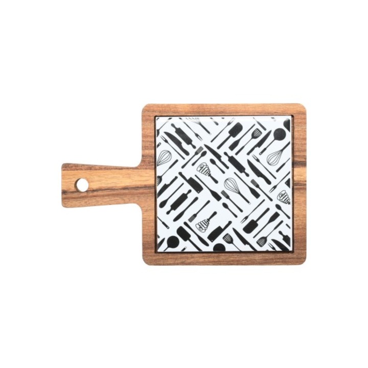 Tava servire, Estia Home Art, baza ceramica