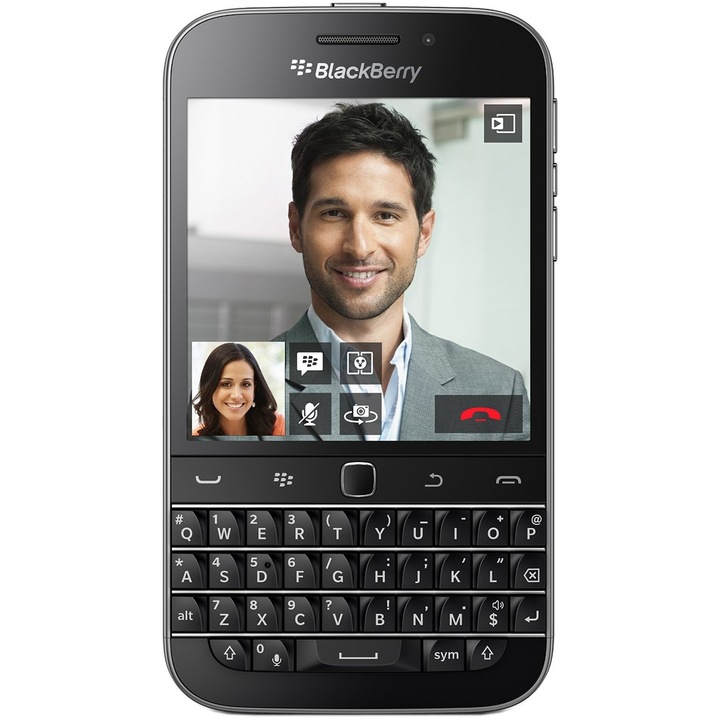 Blackberry Q20 Classic 4G mobiltelefon, Kártyafüggetlen, 16 GB, Fekete