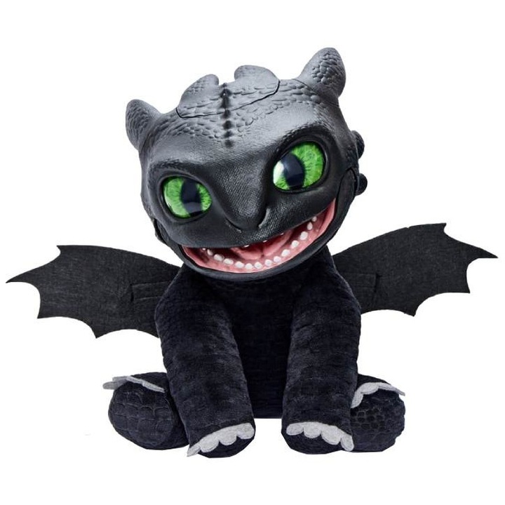 Plüss How To Train Your Dragon, Toothless, 30 cm