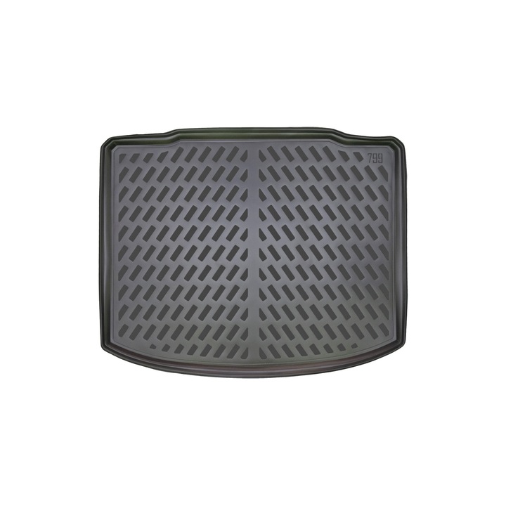 Prémium tálcás csomagtartó szőnyeg, alacsonyított csomagtartó talppal rendelkező Honda CR-V-hez, 2018-2023 között.