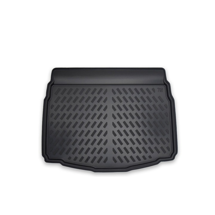 Prémium tálcás csomagtartó szőnyeg, kifejezetten a 2017 utáni Volkswagen T-ROC alacsony padlójú ferdehátú modellhez