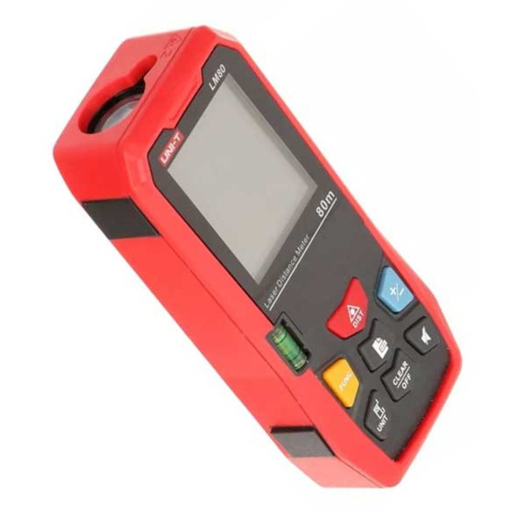Telemetru laser Alien LM80, masurare distante 80m, masurare suprafata si volum, rosu