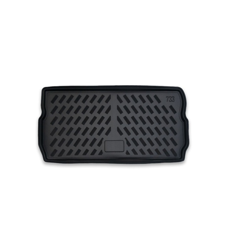 Prémium tálcás csomagtartószőnyeg Volkswagen UP-e alacsony padlójú csomagtartóhoz, ferdehátúhoz 2021 után.