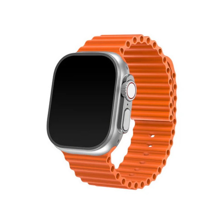 Смарт часовник Genetic 4G LTE, 1.96" сензорен дисплей, поддръжка на E-SIM и Nano SIM карти, сензор за пулс, GPS, многоцветен