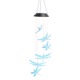 Lampa solara cu clopotei, dragonfly colorat, IP45, 6 LED-uri, 100lm, pentru interior si exterior