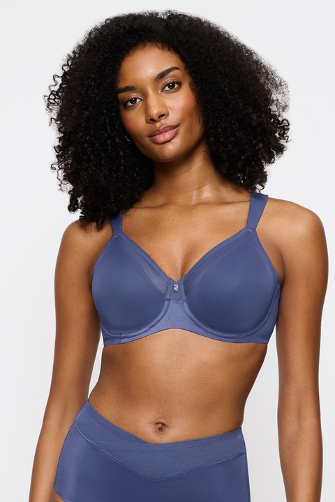 Triumph, Сутиен True Shape с цели чашки, Петролно синьо