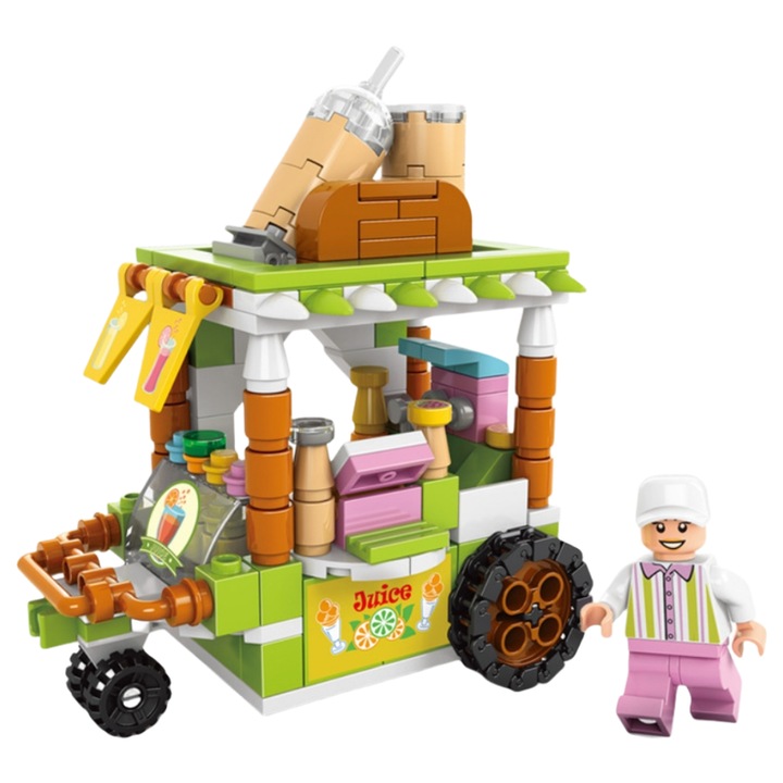 Комплект за конструиране на камион, 189 части, многоцветен, +6 години