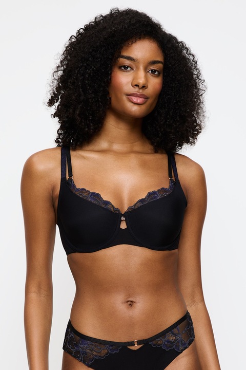 Triumph, Сутиен с дантела и подплънки, Черен