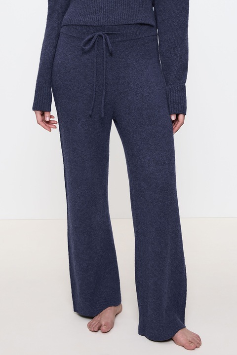 Triumph, Фино плетена долна пижама с връзка, Тъмносин