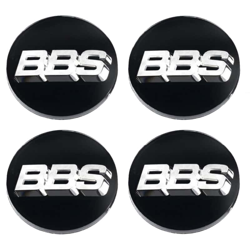 ARRRD® Set 4 Capace Janta BBS 65mm - Sigla 3D Relief, Compatibil