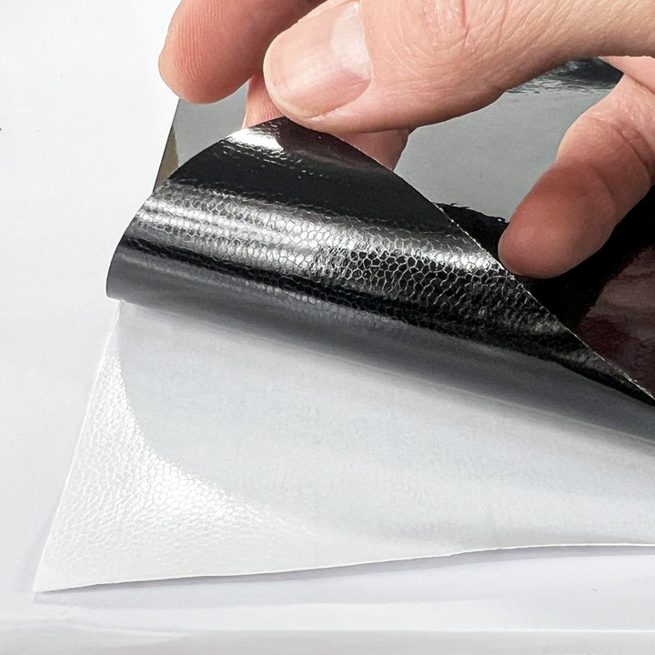 Banda termoplastica pentru reconditionare auto, luciu, 10 x 1000 cm, DecoMeister®, Model Negru, FT003-010-1000S