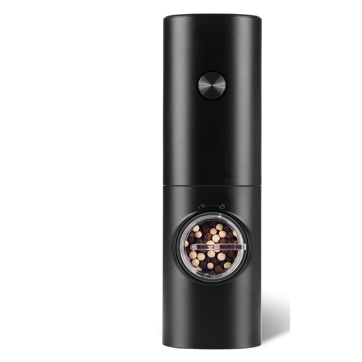 Rasnita electrica pentru condimente, ceramica, cu grosime ajustabila, cu LED, functionare cu o singura mana, 1 bucata