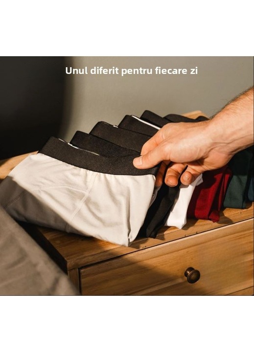 Boxeri barbati, set 9 bucatI, Gri