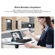 Tastatura Bluetooth cu Touchpad, Blackview K1, Compatibil cu Android/iOS/Windows, Slim Ergonomic Design, ABS, Wireless, telefon, tableta, PC, Portabila, Baterie Reincarcabila, Negru