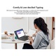 Tastatura Bluetooth cu Touchpad, Blackview K1, Compatibil cu Android/iOS/Windows, Slim Ergonomic Design, ABS, Wireless, telefon, tableta, PC, Portabila, Baterie Reincarcabila, Negru