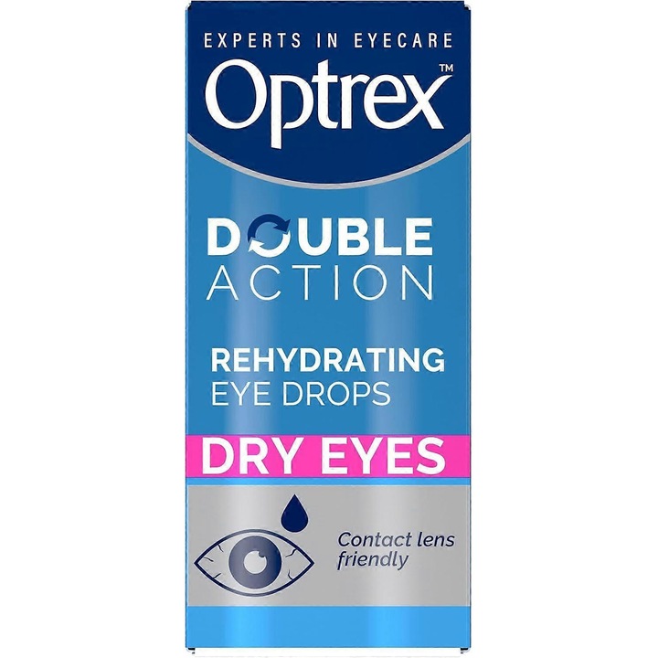 Set 3 Picaturi pentru ochi pentru hidratarea ochilor uscati, Optrex