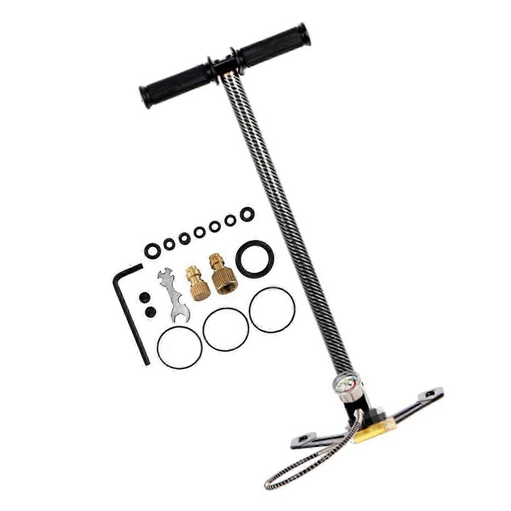 Помпа за високо налягане за велосипеди, 310bar, 27x63cm, 1 брой