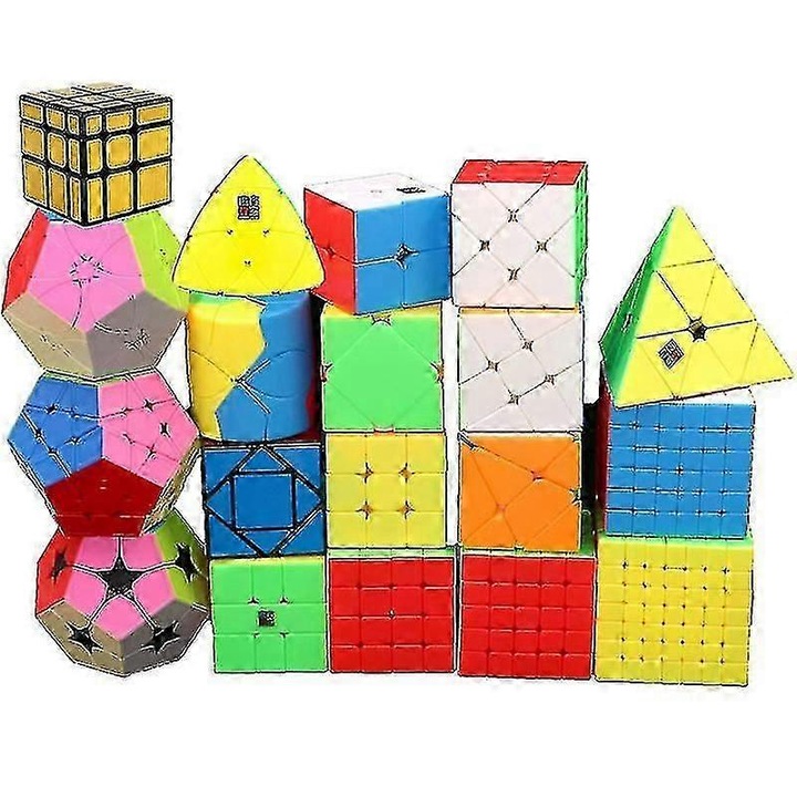 Cub Magic 3x3, Jocuri de memorie si inteligenta, Plastic, 3.0cm