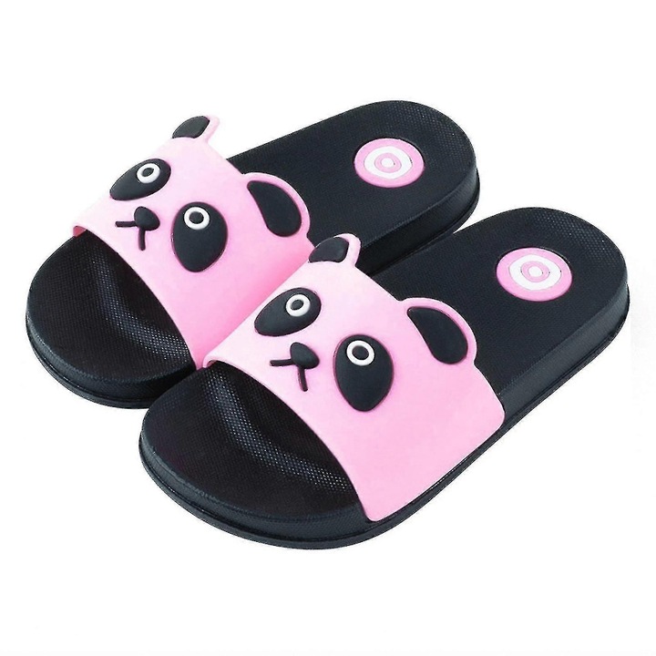 Детски пантофи, модел панда, PVC материал, гумена подметка, 34-35 EU