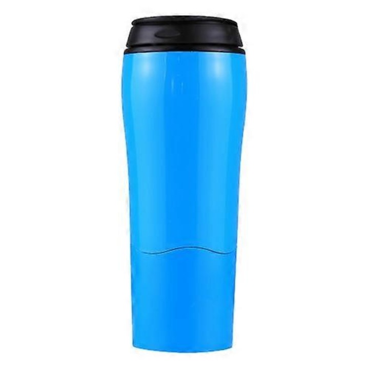 Cana portabila Mighty Mug Solo, 500ml, tehnologie Smart Grip, albastra, 23x9x9cm