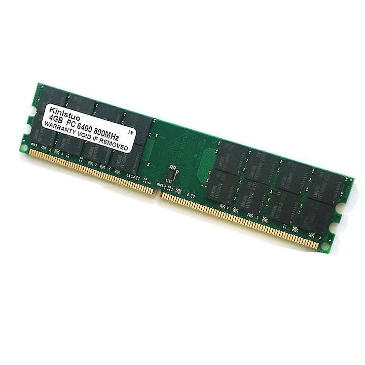 4 GB DDR2 800 MHz-es memória RAM, zöld, 1 darabos készlet