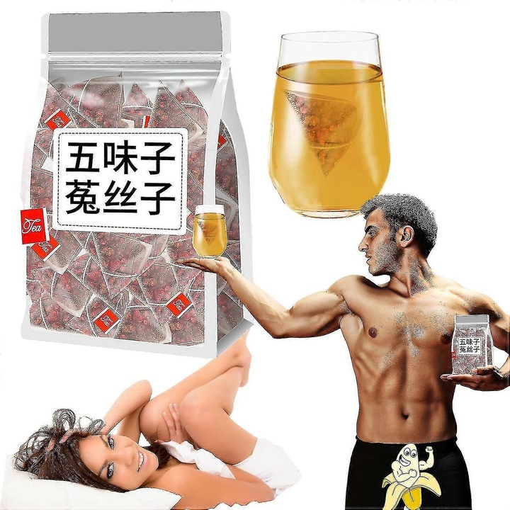 Ceai de Goji cu Cinci Arome, 20 plicuri, pentru energie si sanatate, multicolor