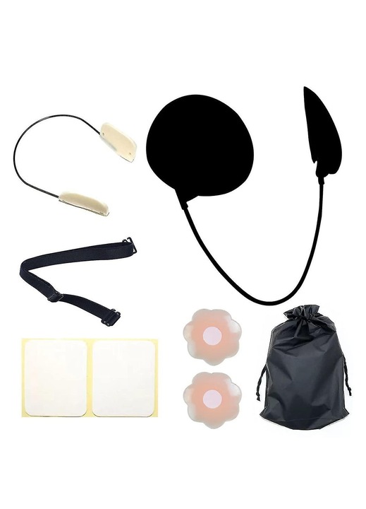 Set sutien push-up, decolteu adanc, ascuns, One Size INTL