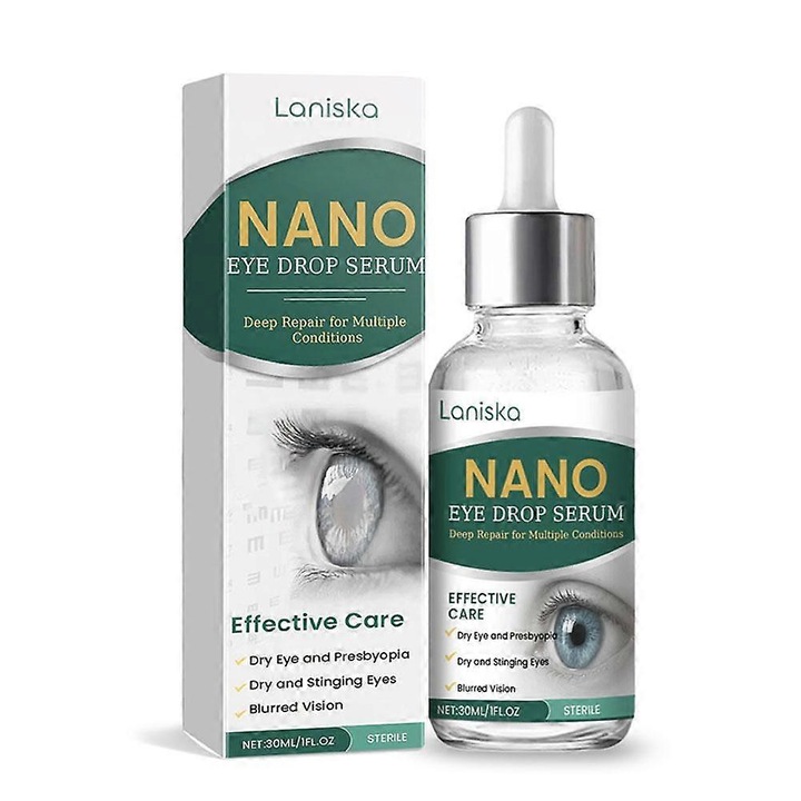 Szemcsepp, 30ml, tartósítószer-mentes, hordozható kivitel, 11x3x3cm