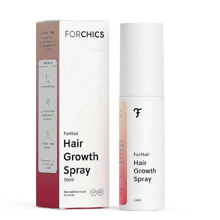 Spray ulei pentru cresterea parului, 50ml, multicolor, set 1/2/3 bucati