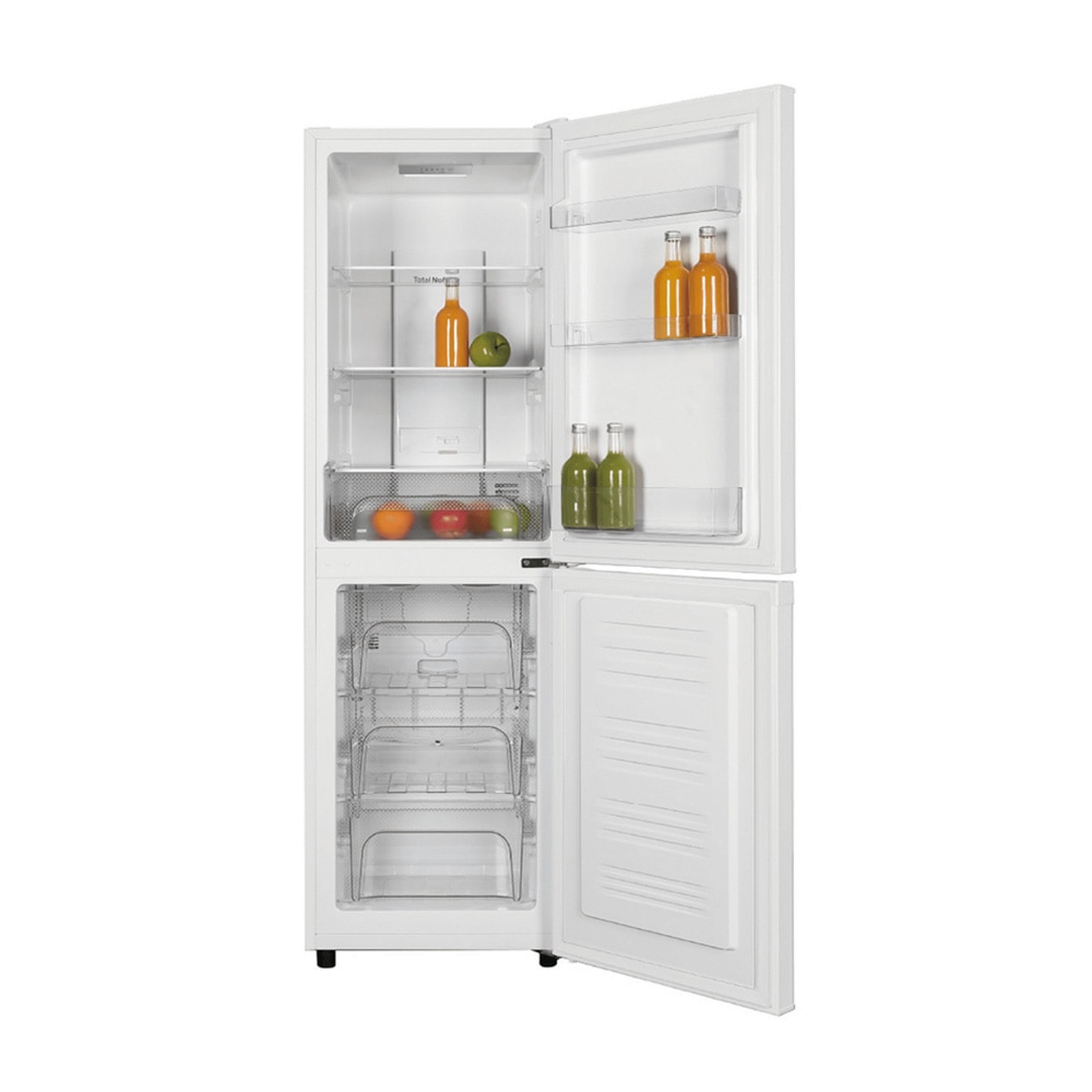 Combina frigorifica Crown CBR143EW, Racire statica, Iluminare LED, 142 l, H 144 cm, Clasa E, Alb