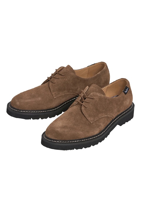 Pepe Jeans London, Велурени обувки Derby, Светлокафяв