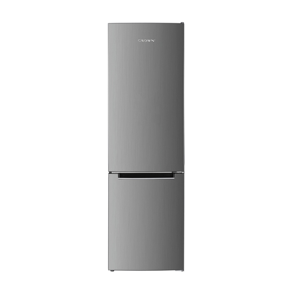 Combina frigorifica Crown CBR271EIX, Racire statica, Iluminare LED, 262 l, H 177 cm, Clasa E, Alb