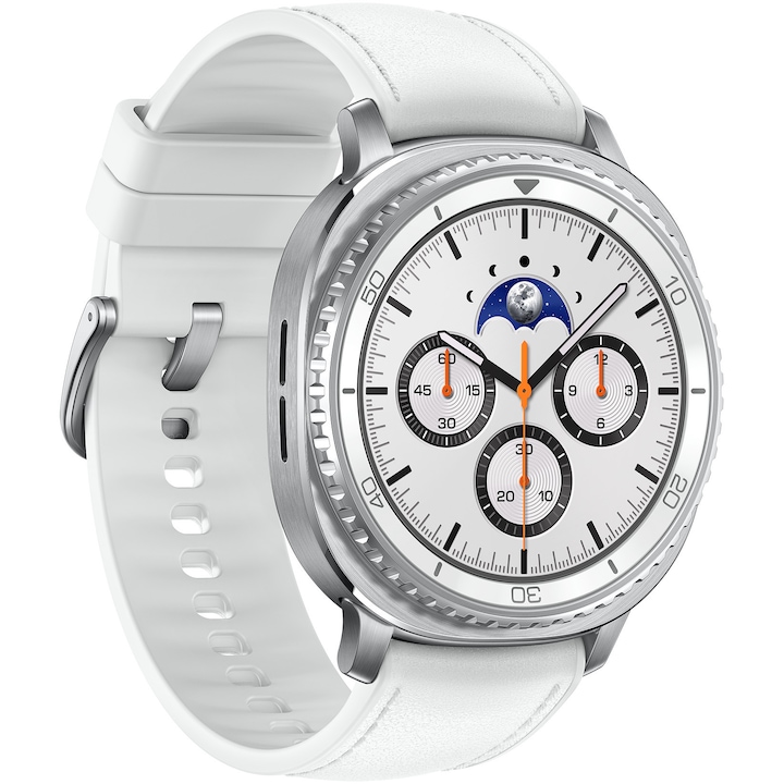 Samsung Galaxy Watch8 Classic okosóra, 46mm, BT, Fehér