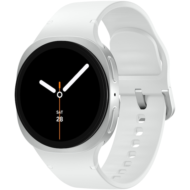 Samsung Galaxy Watch8 okosóra, 40mm, LTE, Ezüst