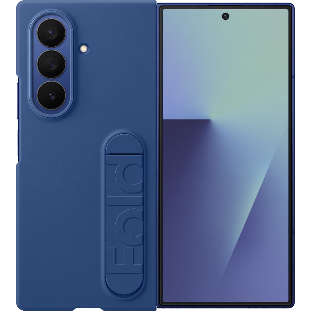 Husa de protectie Samsung Silicone Case pentru Galaxy Fold7, Blue