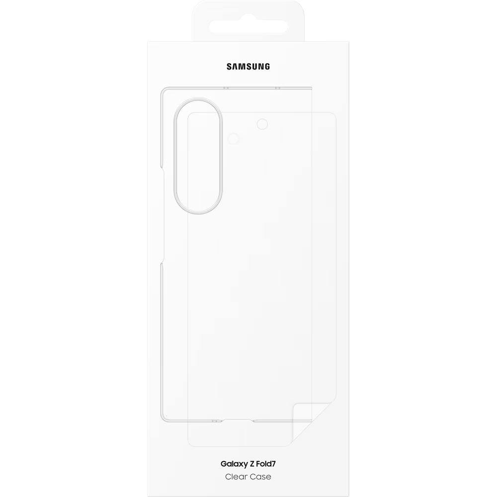 Husa de protectie Samsung Clear Case pentru Galaxy Fold7, Transparent