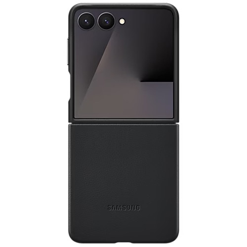 Husa de protectie Samsung Kindsuit (Leather) Case pentru Galaxy Flip7, Black