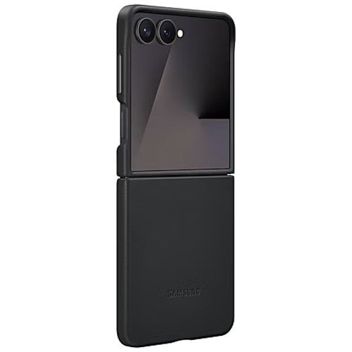 Husa de protectie Samsung Kindsuit (Leather) Case pentru Galaxy Flip7, Black