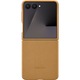 Husa de protectie Samsung Kindsuit (Leather) Case pentru Galaxy Flip7, Camel
