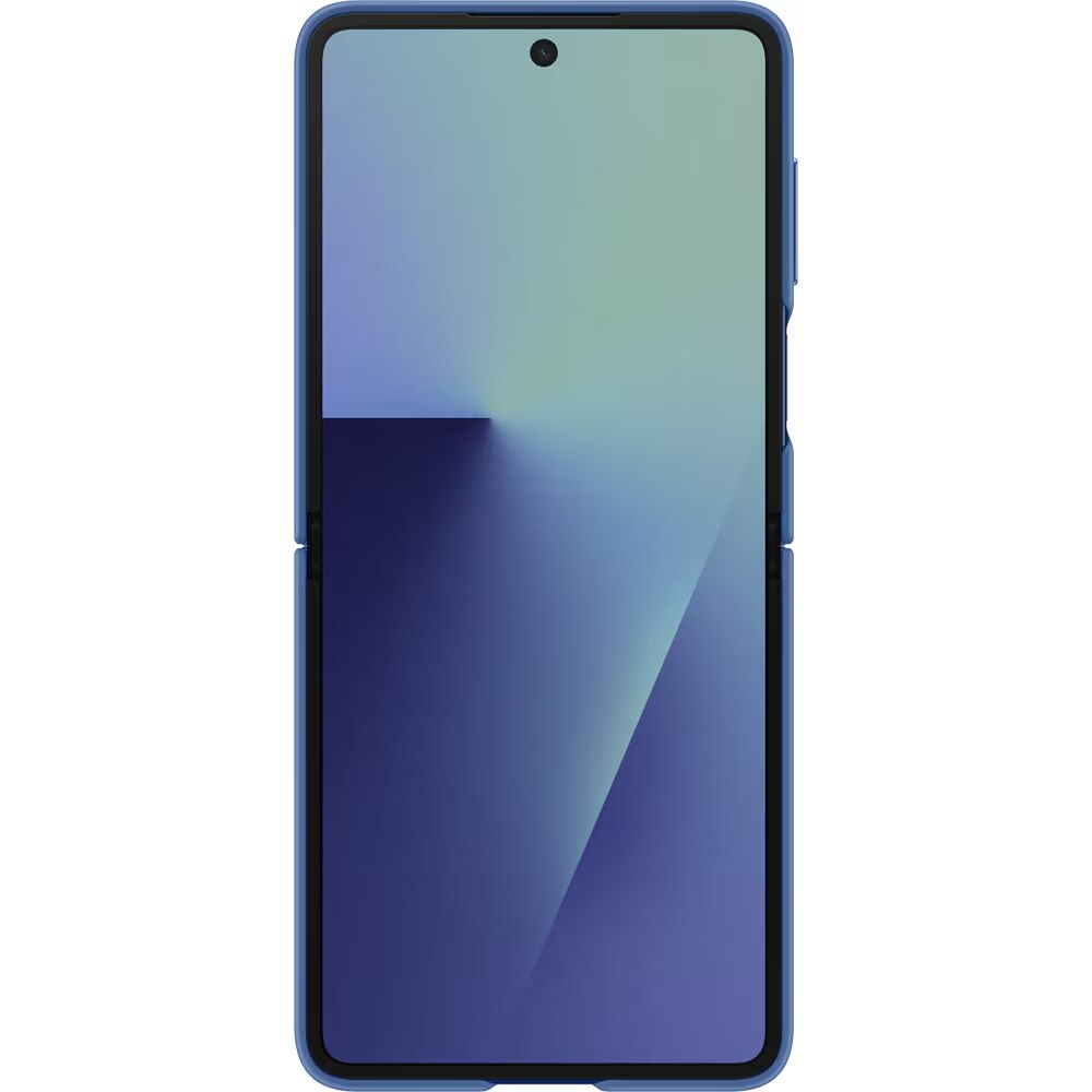 Husa de protectie Samsung Ring Silicone Case pentru Galaxy Flip7, Blue