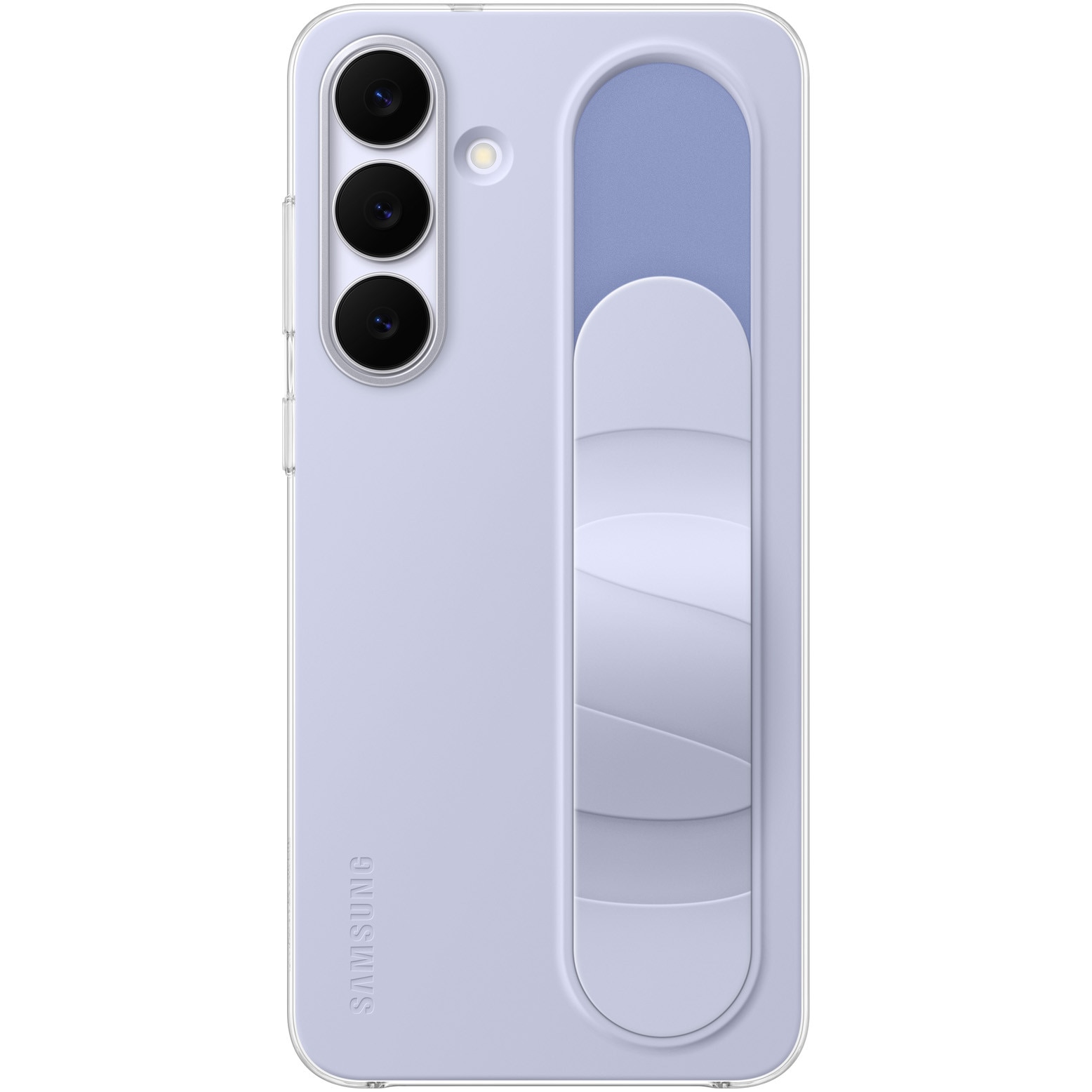 Husa de protectie Samsung Standing Grip Case pentru Galaxy S25 FE, Light Blue