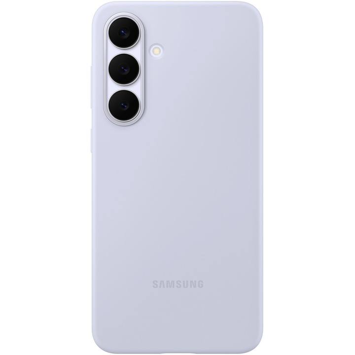 Husa de protectie Samsung Silicone Case pentru Galaxy S25 FE, Light Blue