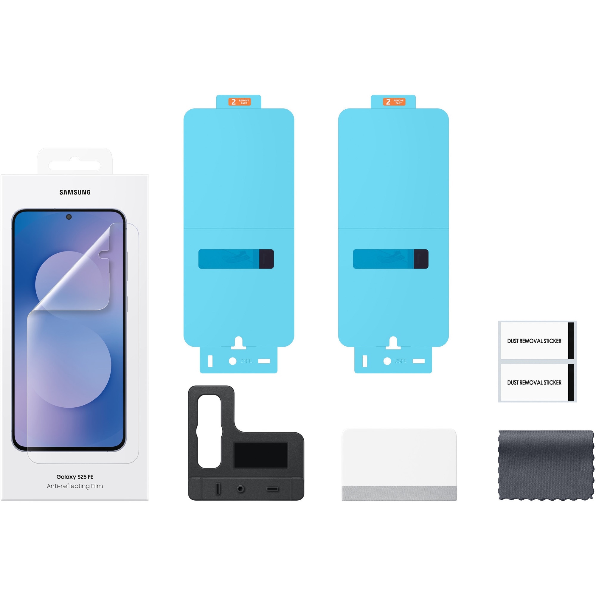 Folie de protectie Samsung Anti-reflecting Film Case pentru Galaxy S25 FE, Transparent