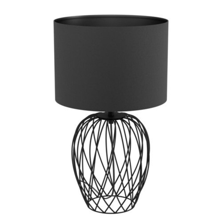 Lampa de masa, Eglo, E27/40W/230V, Negru