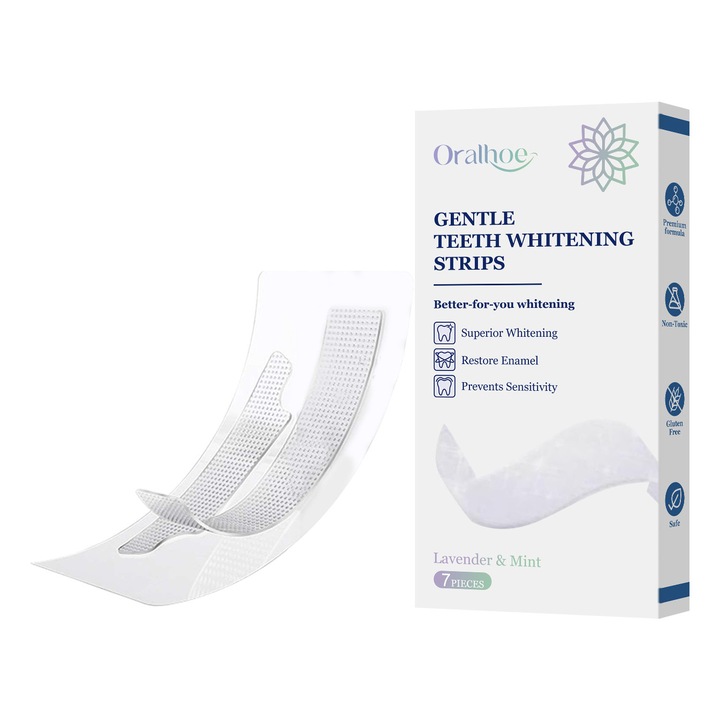 Fogfehérítő matricák, fogtisztító, 7db, Yt-16