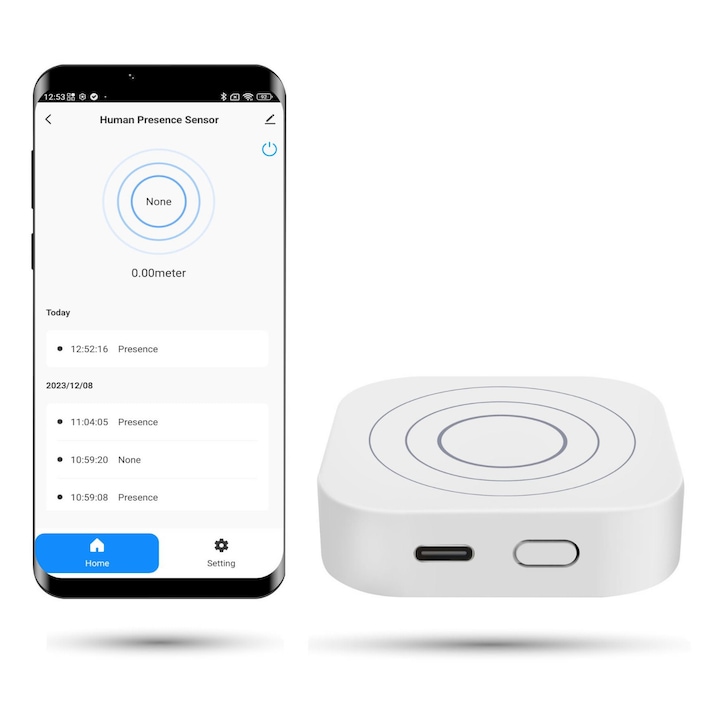 Senzor de prezenta Zigbee Tuya