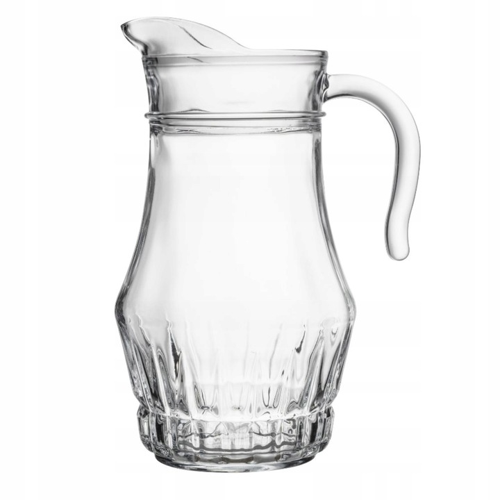 Cana din sticla, Ambition, ideala pentru apa, suc, limonada, perfecta ca si carafa pentru ceai si alte bauturi reci, capacitate mare 1, 5l